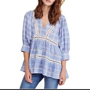 Free people size XS Time out lace tunic